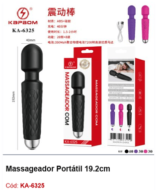 Massageador Portátil 19.2cm R$ 21,6 PCS/Cx: 100