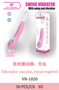 Vibrador sucgao, recarregavel 50 PCS/CX 85