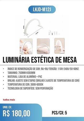 Luminária estética de MESA 5pç=180$