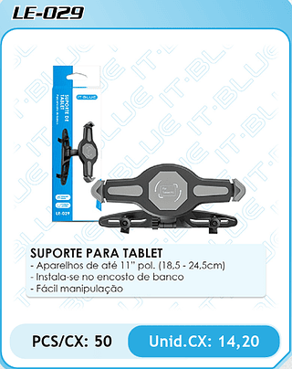 SUPORTE PARA TABLET PCS/CX: 50 Unid.CX: 14,20