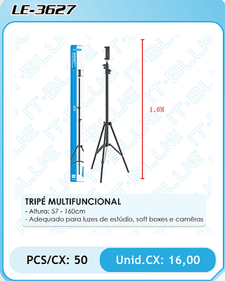 TRIPÉ MULTIFUNCIONAL PCS/CX: 50 Unid.CX: 16,00
