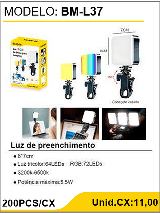 Luz de preenchimento 200PCS/CX Unid.CX:11,00