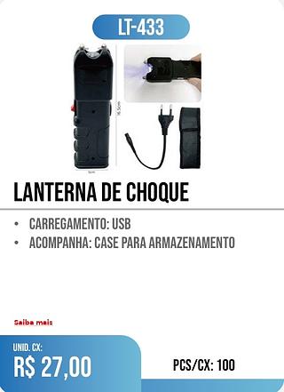 lanterna de choque 100pç=27$