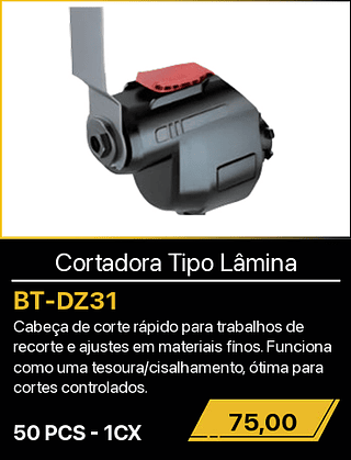 Cortadora Tipo Lâmina 50PCS R$75,00