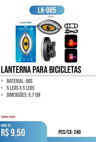 LANTERNA PARA BICICLETAS 240PÇ=9,50$