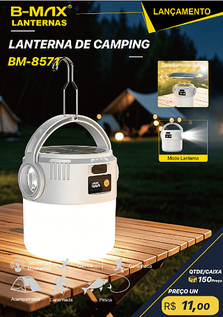 LANTERNA DE CAMPING QTDE:150 R$:11