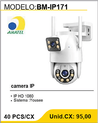 camera IP 40 PCS/CX Unid.CX: 95,00
