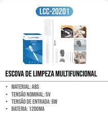 escova de limpeza multifuncional PCS/CX: 48 UNID. CX: r$ 43,00