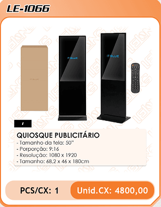 QUIOSQUE PUBLICITARIO 1PÇ=4800$