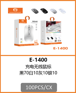 MOUSE BLUETOOTH 100PCS/CX R$:17,87
