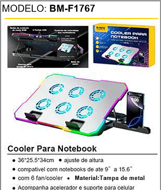 Cooler Para Notebook 20PCS/CX Unid.CX: 44,00