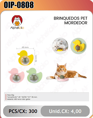 BRINQUEDOS PETMORDEDOR PCS/CX:300 Unid.CX: 4,00