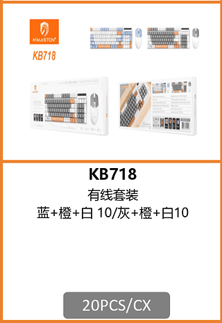 KIT TECLADO E MOUSE 20PCS/CX R$:64,82