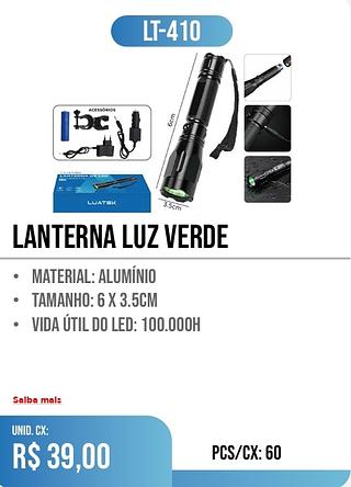 lanterna luz verde 60PÇ=39$