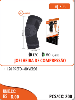 JOELHEIRA DE COMPRESSAO UNID.CX:RS8.00 PCS/CX:200