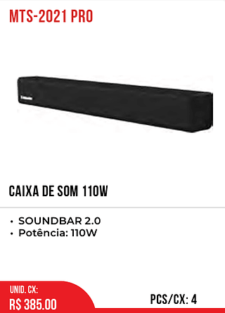 Caixa De Som 110w 4pç=385$