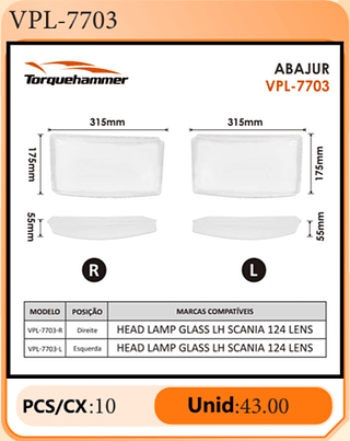 ABAJUR PCS/CX:10 Unid:43.00