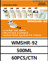 500ML UNID. CX: R$ 20,00 PCS/CX: 60