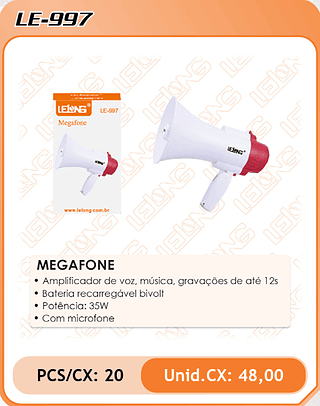 MEGAFONE 20PÇ=48$