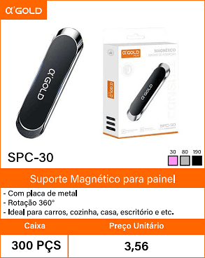 Suporte Magnetico para painel Caixa 300 PCS Preco Unitario 3,56
