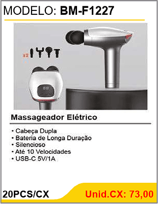 Massageador Elétrico 20PCS/CX Unid.CX: 73,00