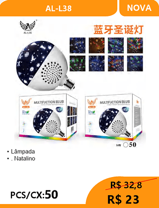 Lâmpada PCS/CX:50 R$23