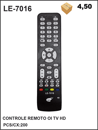 CONTROLE REMOTO OIT V HD 200pç=4,5$