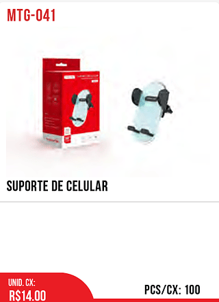 SUPORTE DE CELULAR 100pç=14$