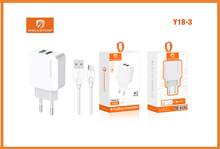 CARREGADOR TIPO C 2USB-4.1A 300PCS/CX R$:8,37