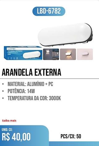arandela externa 50pç=40$