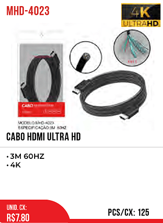 CABO HDMI ULTRA HD 125$=7,8$