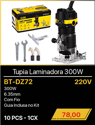 Tupia Laminadora 300W 220V 10PCS R$78,00