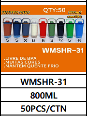 800ML UNID. CX: R$ 32,00 PCS/CX: 50