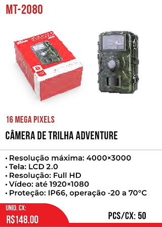 Câmera De Trilha Adventure 50pç=148$