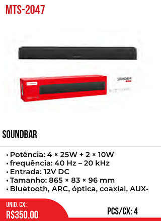 SOUNDBAR 4pç=350$