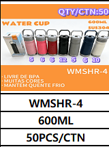 600ML UNID. CX: R$ 22,00 PCS/CX: 50