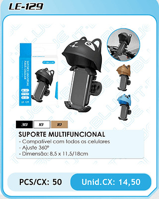 SUPORTE MULTIFUNCIONAL PCS/CX: 50 Unid.CX: 14,50