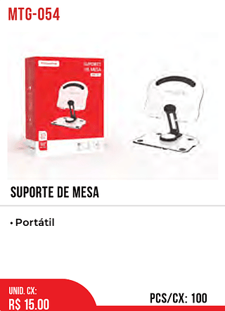 Suporte De Mesa 100pç=15$