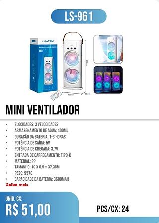 mini ventilador 24PÇ=51$