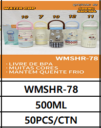500ML UNID. CX: R$ 23,00 PCS/CX: 50