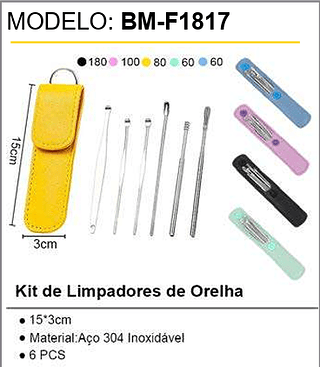 Kit de Limpadores de Orelha 480PCS/CX Unid.CX: 3,80
