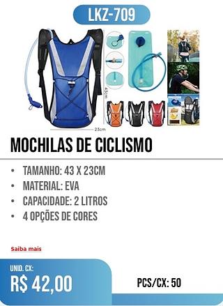 MOCHILAS DE ciclismo 50PÇ=42$