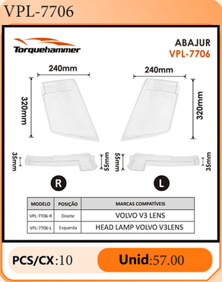 ABAJUR PCS/CX:10 Unid:57.00