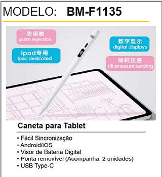 Caneta para Tablet 100PCS/CX Unid. CX:18,50