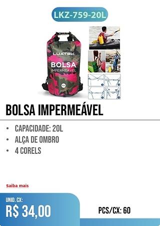 bolsa impermeável 60PÇ=34$