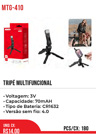 TRIPÉ MULTIFUNCIONAL 180pç=14$