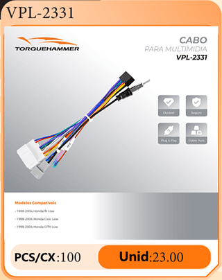 CABO PARA MULTIMIDIA PCS/CX:100 Unid:23.00