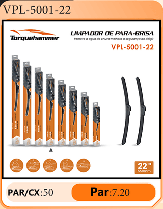 LIMPADOR DE PARA-BRISA PAR/CX:50 Par:7.20