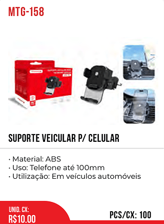 Suporte Veicular P/ Celular 100pç=10$