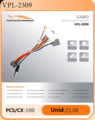 CABO PARA MULTIMIDIA PCS/CX:100 Unid:23.00